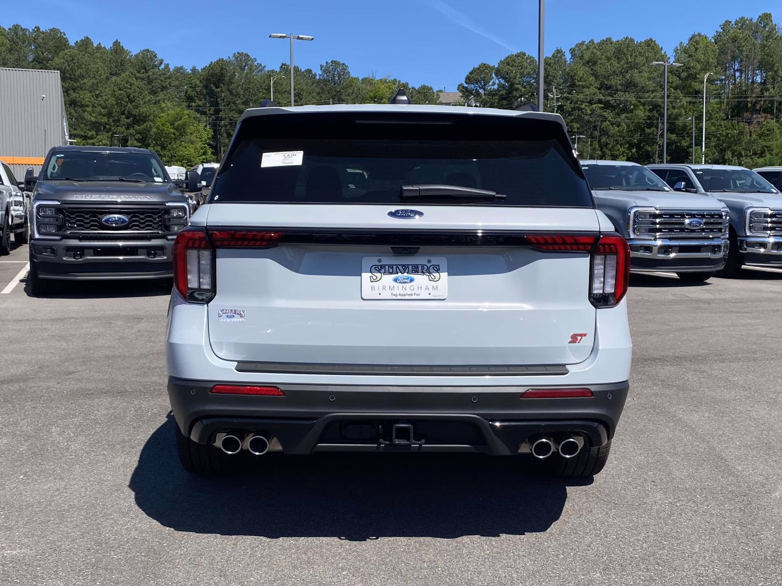 2026 White Metallic Ford Explorer ST 4X4 SUV