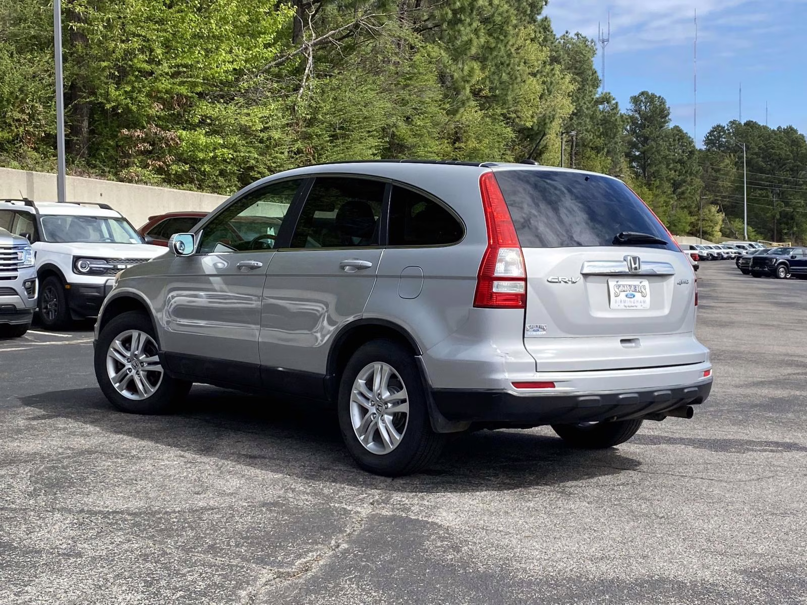 2010 Alabaster Silver Metallic Honda CR-V EX-L 4X4 SUV