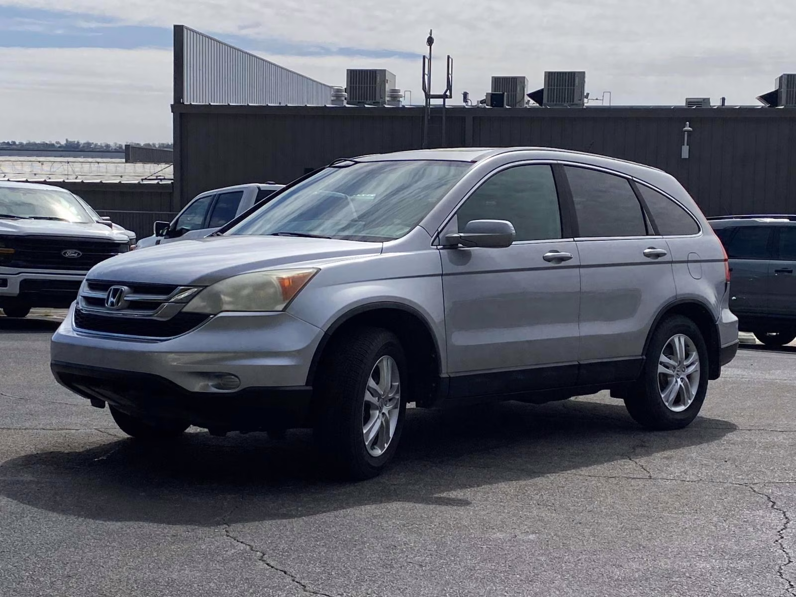 2010 Alabaster Silver Metallic Honda CR-V EX-L 4X4 SUV