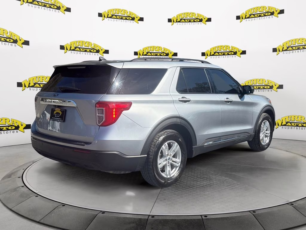 2023 Silver Metallic Ford Explorer XLT RWD SUV