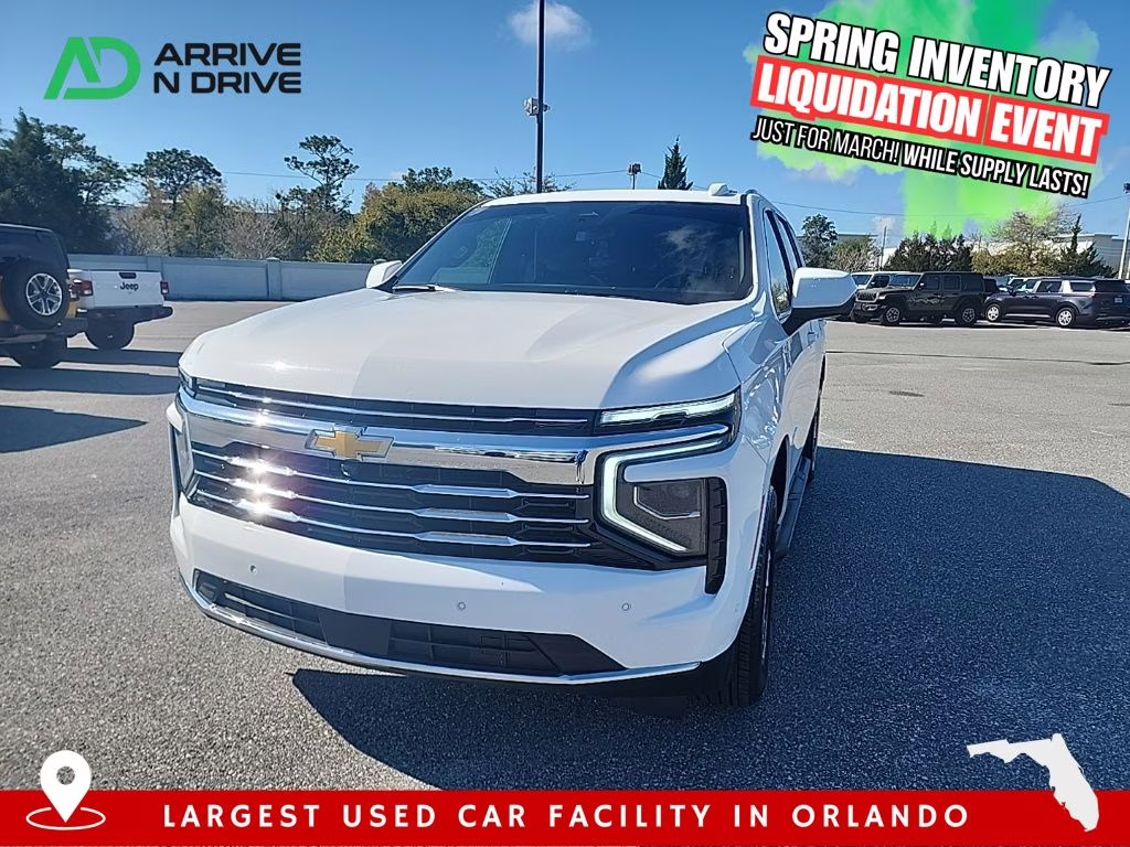 2025 Summit White Chevrolet Tahoe LT 4X4 SUV
