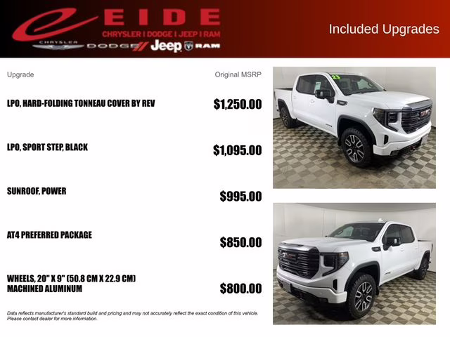 2023 Summit White GMC Sierra 1500 AT4 4X4 Truck