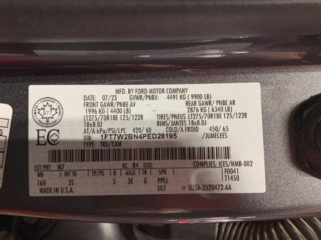 2023 Gray Ford Super Duty F-250 SRW 4X4 Truck