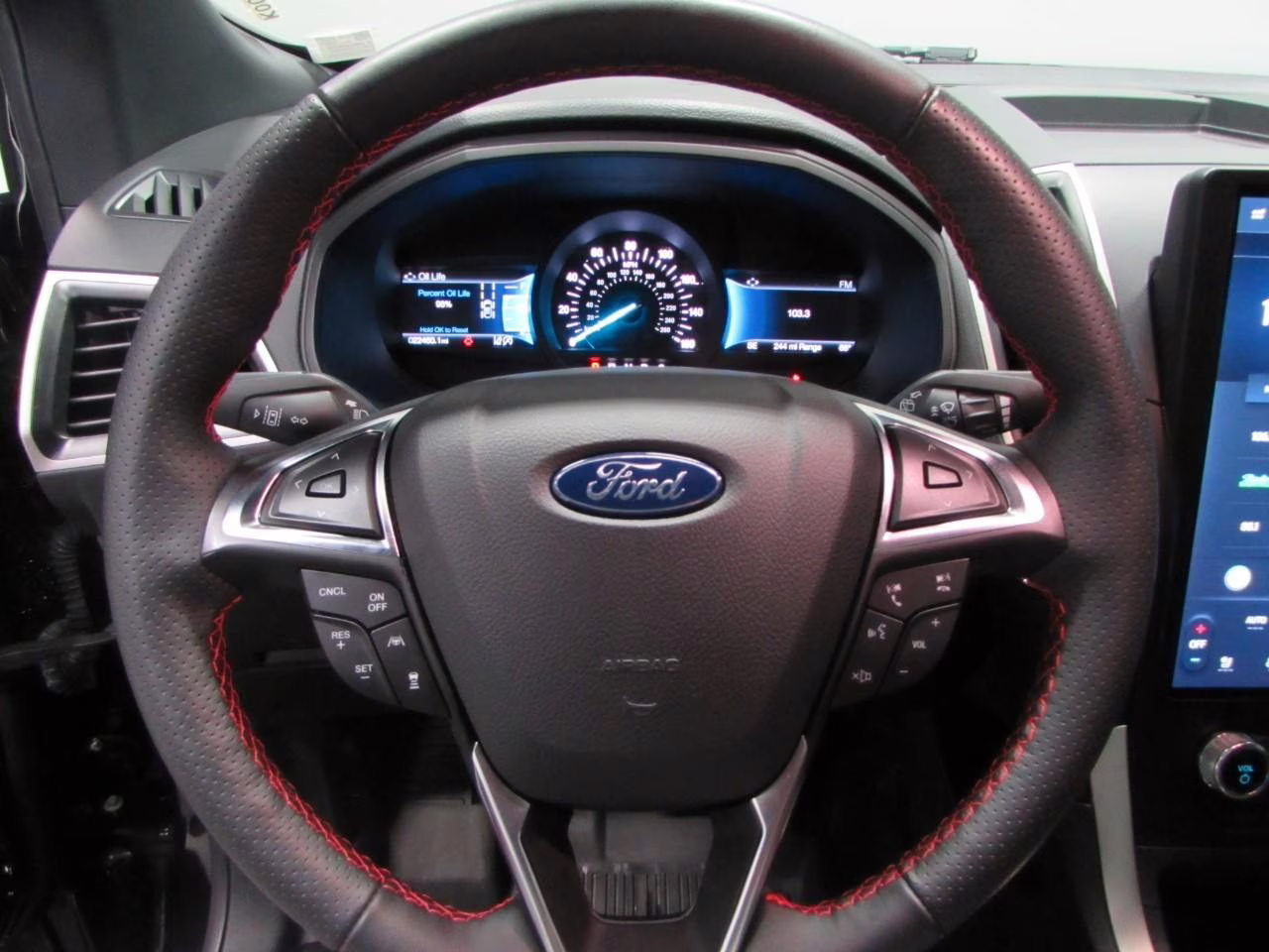 2024 Agate Black Metallic Ford Edge ST Line AWD SUV