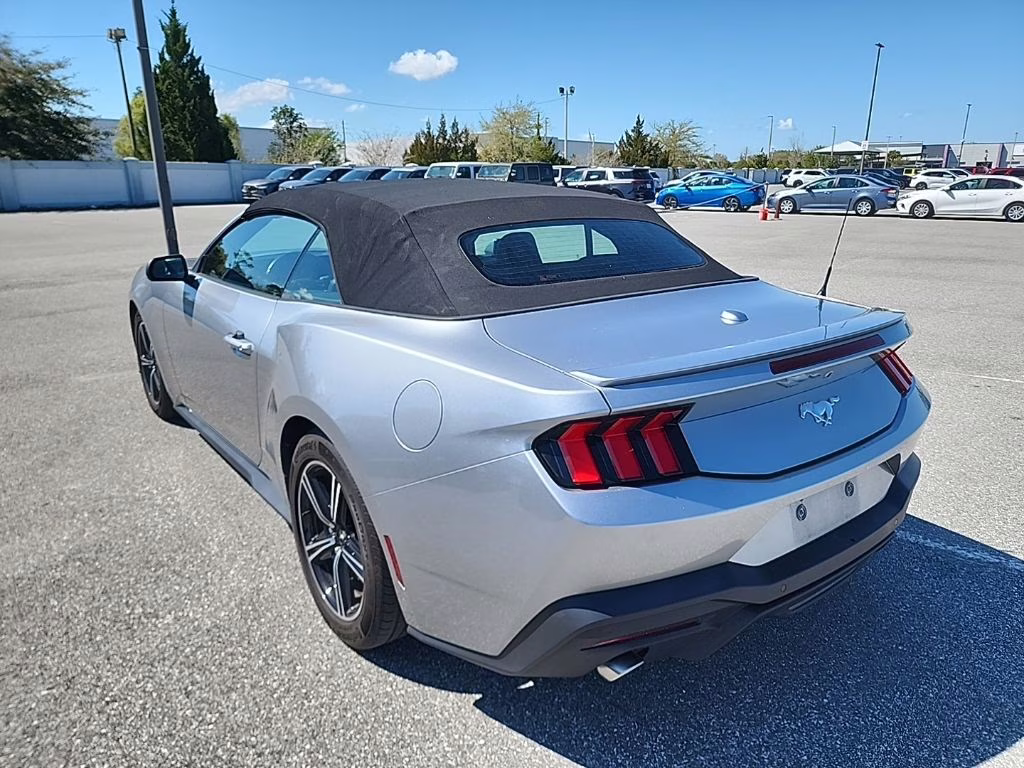 2024 Iconic Silver Metallic Ford Mustang EcoBoost RWD Convertible