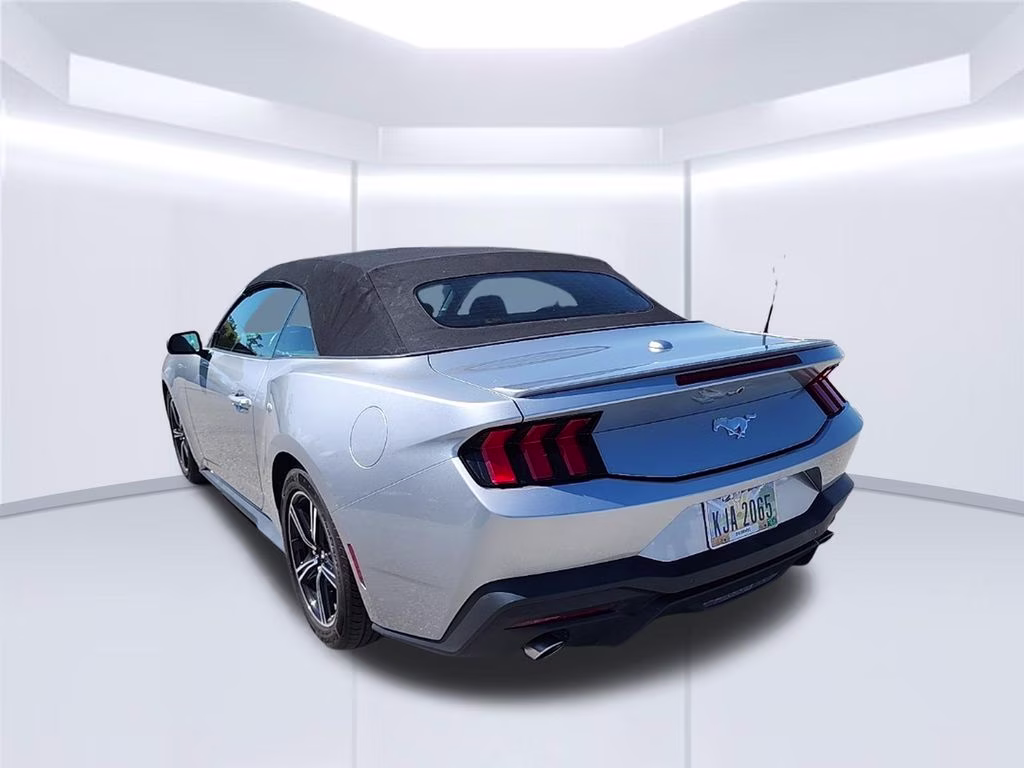 2024 Iconic Silver Metallic Ford Mustang EcoBoost RWD Convertible