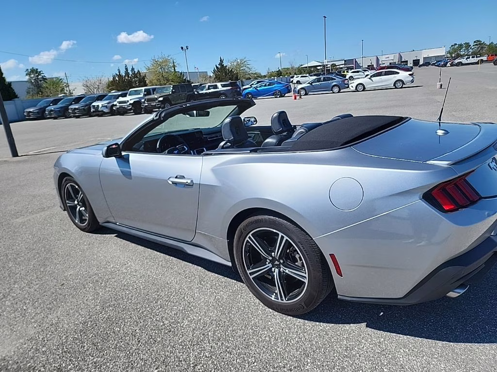 2024 Iconic Silver Metallic Ford Mustang EcoBoost RWD Convertible