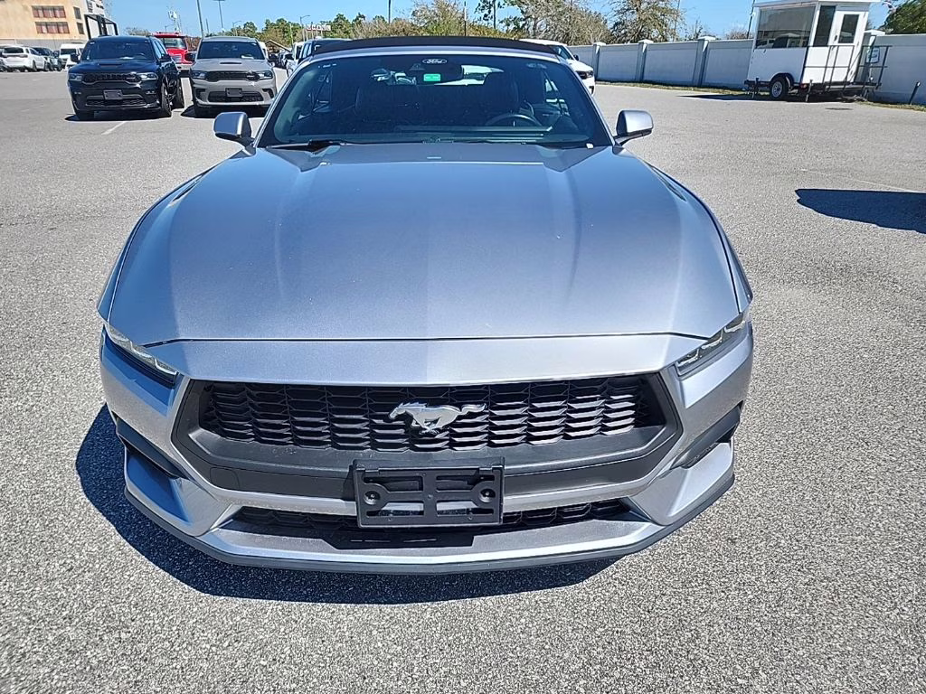2024 Iconic Silver Metallic Ford Mustang EcoBoost RWD Convertible