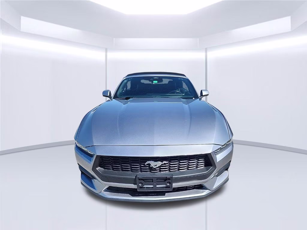 2024 Iconic Silver Metallic Ford Mustang EcoBoost RWD Convertible