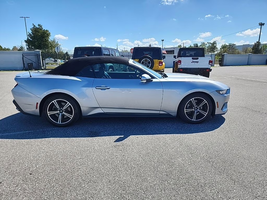 2024 Iconic Silver Metallic Ford Mustang EcoBoost RWD Convertible