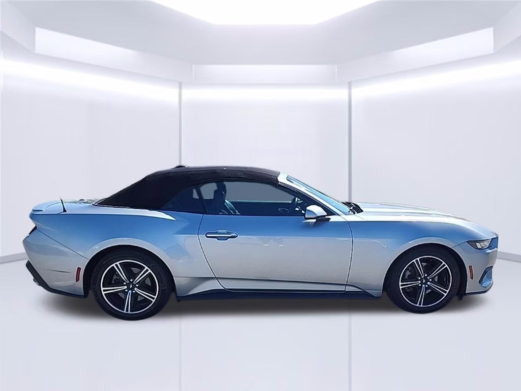 2024 Iconic Silver Metallic Ford Mustang EcoBoost RWD Convertible