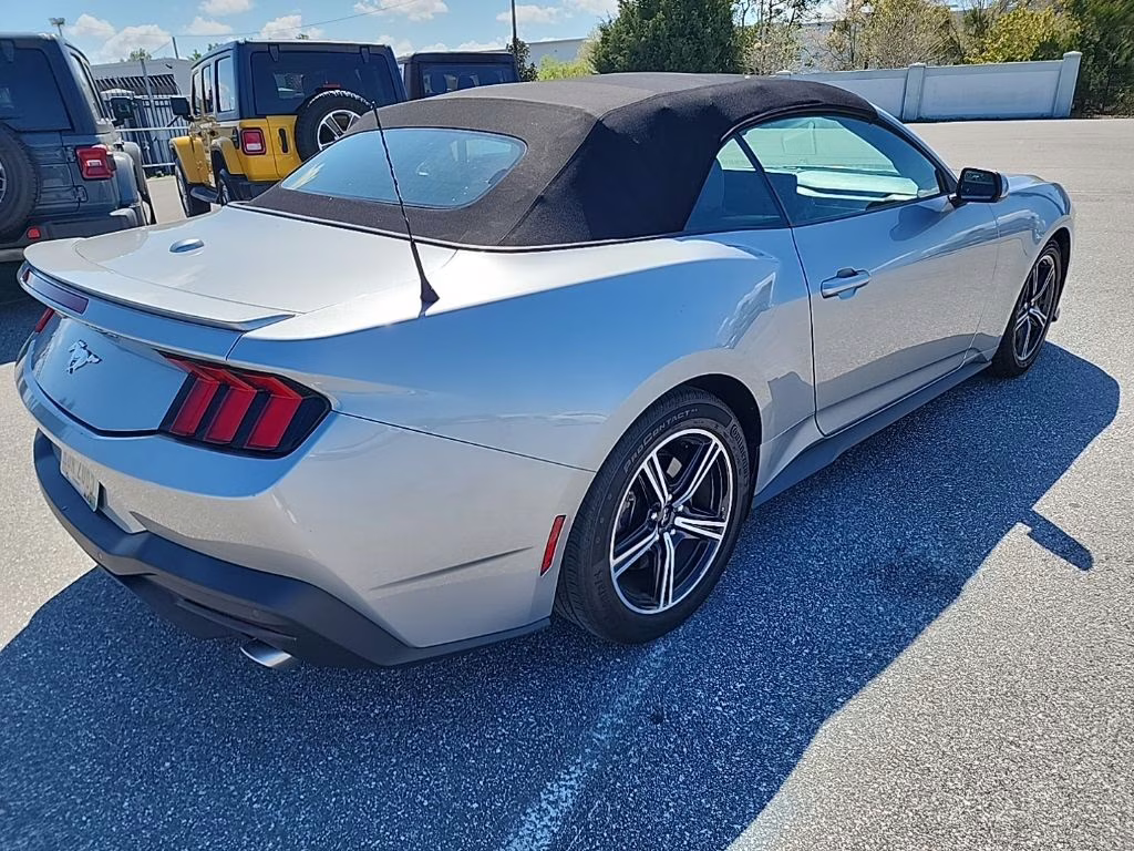 2024 Iconic Silver Metallic Ford Mustang EcoBoost RWD Convertible