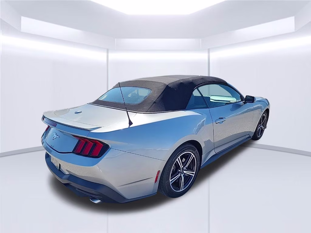 2024 Iconic Silver Metallic Ford Mustang EcoBoost RWD Convertible