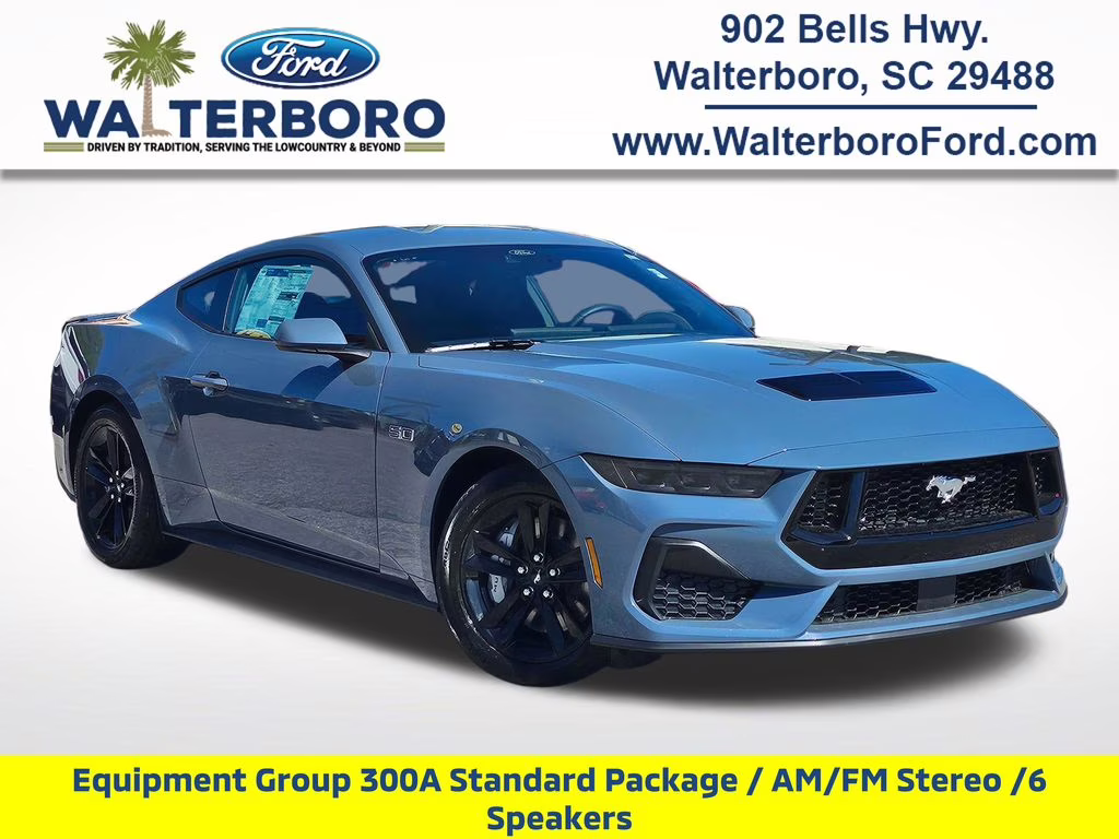 2026 Vapor Blue Metallic Ford Mustang GT RWD Coupe