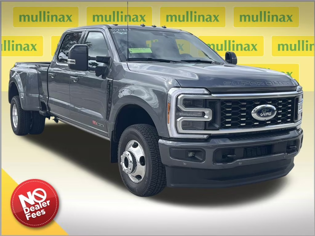 2026 Gray Metallic Ford Super Duty F-350 DRW Platinum 4X4 Truck