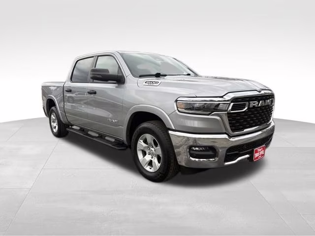 2025 Billet Silver Metallic Clearcoat Ram 1500 Big Horn/Lone Star 4X4 Truck