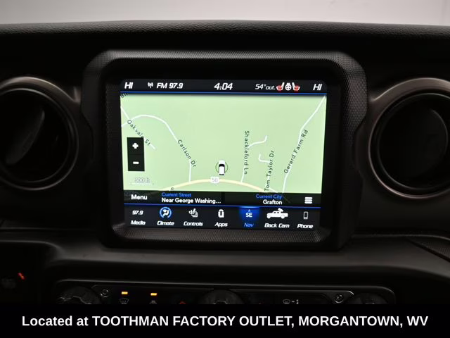 2021 Bright White Clearcoat Jeep Gladiator Willys 4X4 Truck