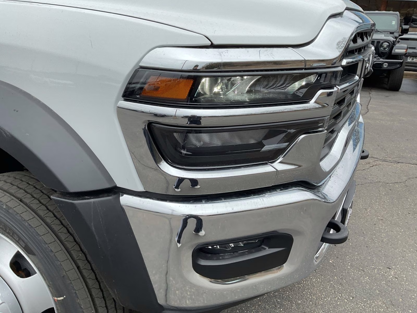 2026 Bright White Clearcoat Ram 5500HD Tradesman 4X4 Truck