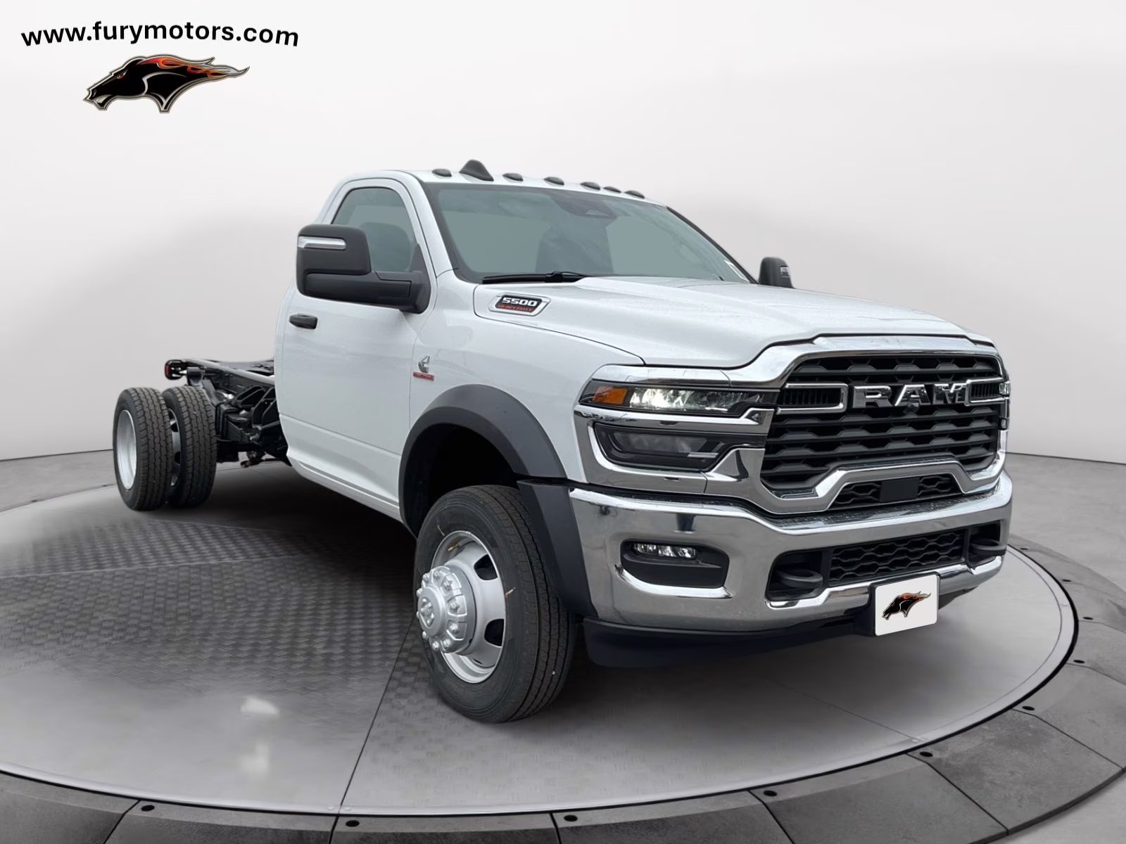 2026 Bright White Clearcoat Ram 5500HD Tradesman 4X4 Truck