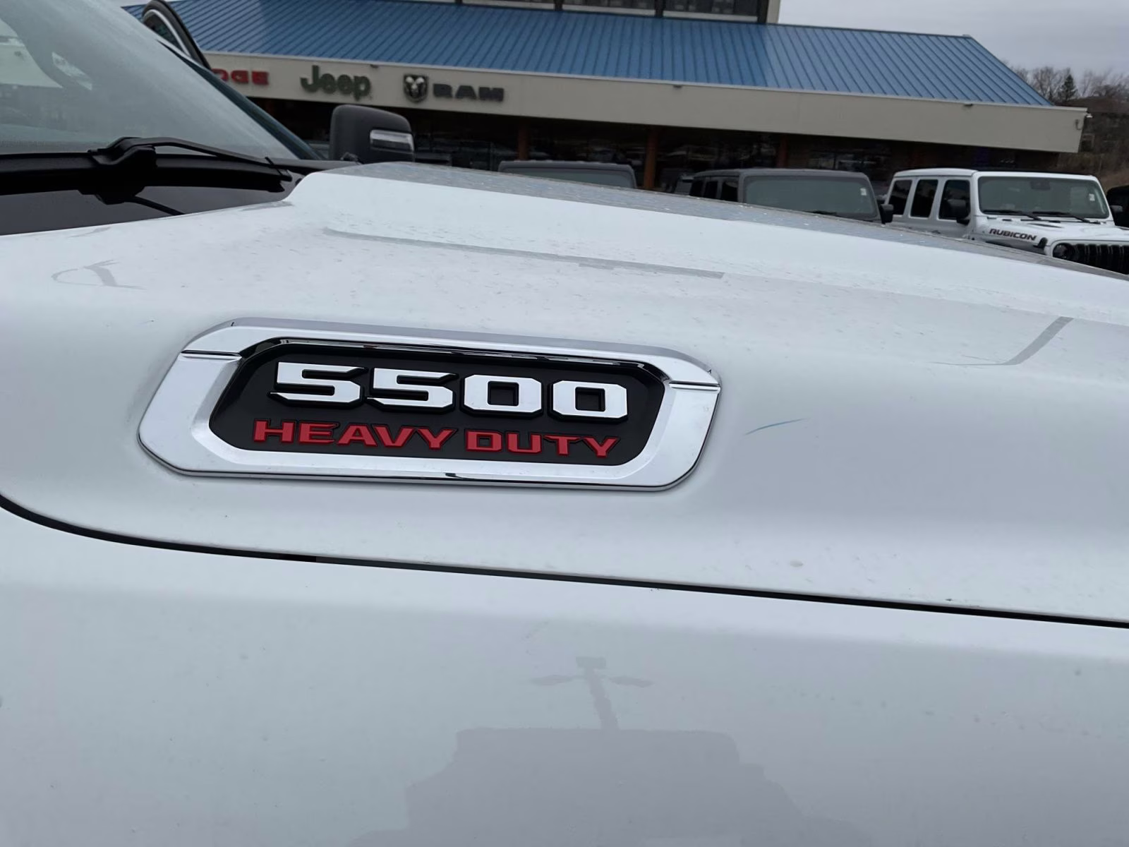 2026 Bright White Clearcoat Ram 5500HD Tradesman 4X4 Truck