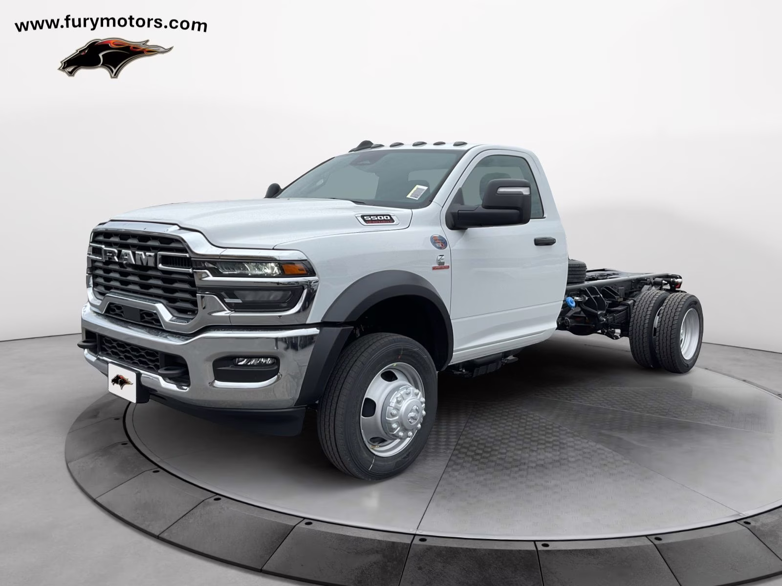 2026 Bright White Clearcoat Ram 5500HD Tradesman 4X4 Truck