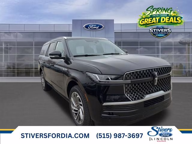 2026 Infinite Black Metallic Clearcoat Lincoln Navigator L Reserve 4X4 SUV