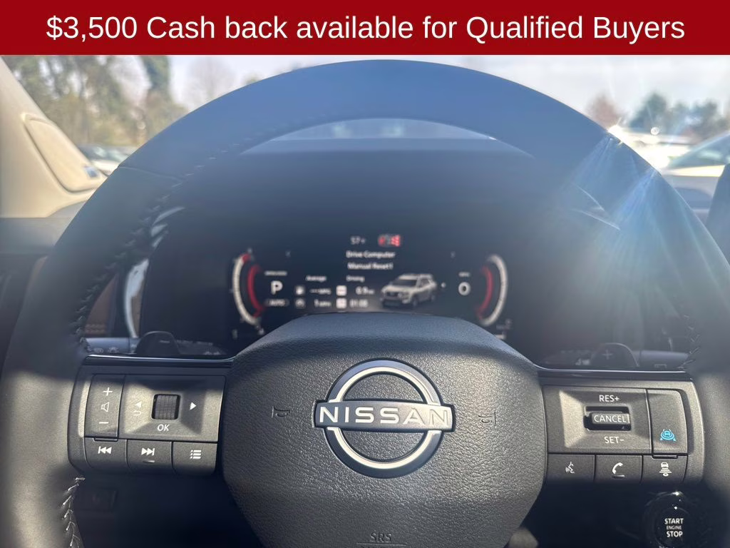 2026 Everest White Pearl Tricoat Nissan Pathfinder Platinum 4X4 SUV