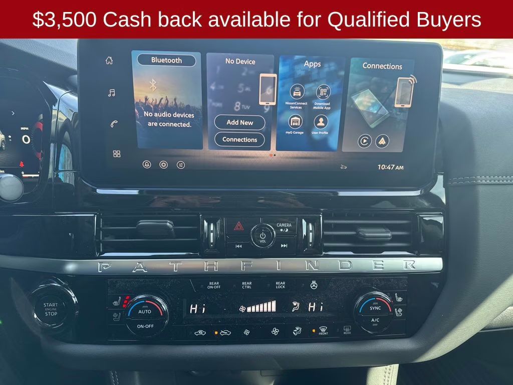 2026 Everest White Pearl Tricoat Nissan Pathfinder Platinum FWD SUV