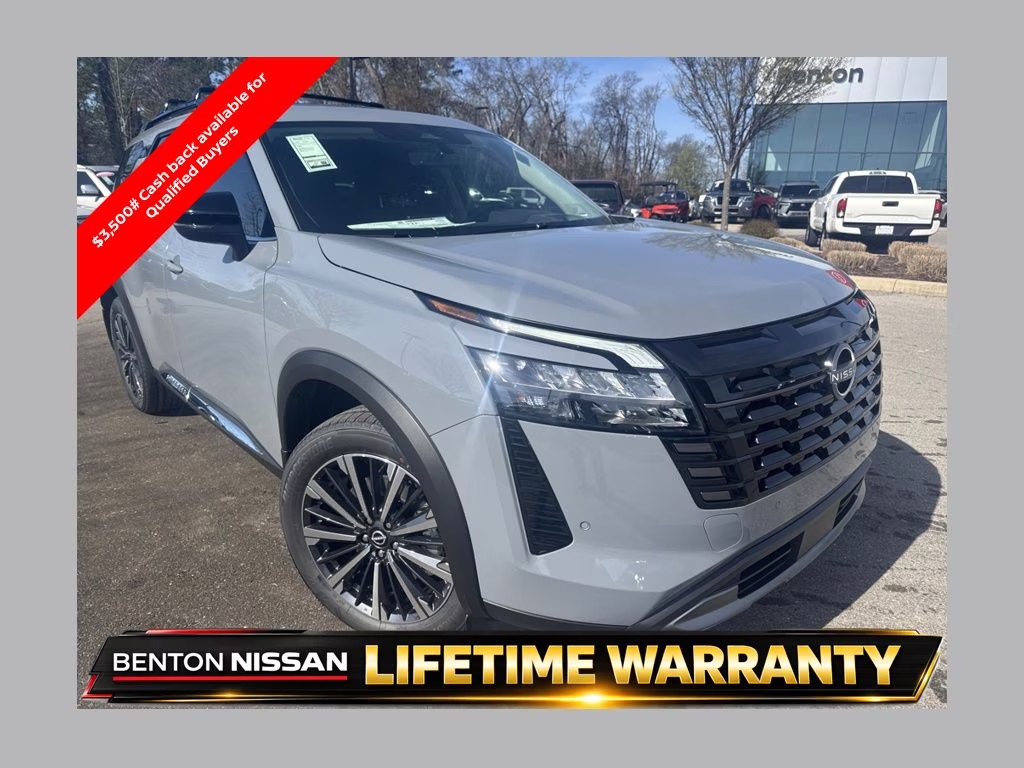 2026 Boulder Gray Pearl Nissan Pathfinder Platinum FWD SUV