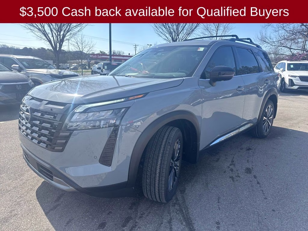 2026 Boulder Gray Pearl Nissan Pathfinder Platinum FWD SUV
