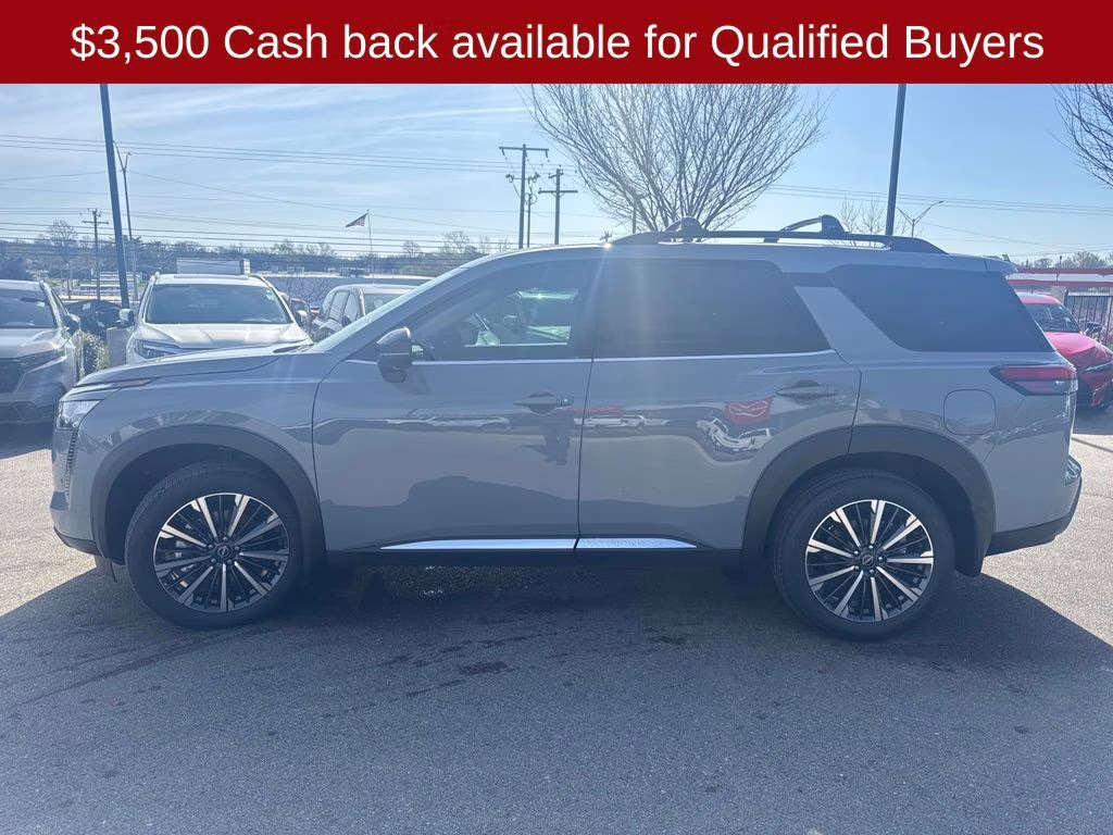 2026 Boulder Gray Pearl Nissan Pathfinder Platinum FWD SUV