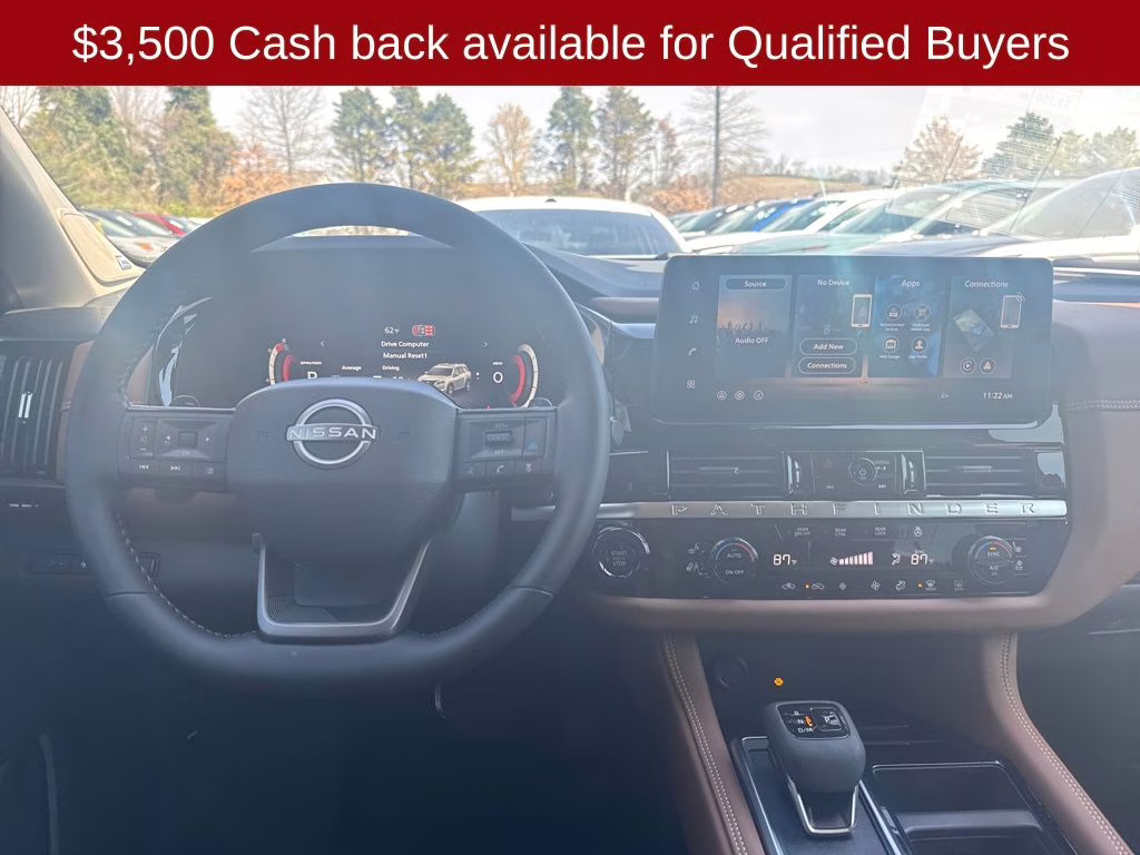 2026 Boulder Gray Pearl Nissan Pathfinder Platinum FWD SUV