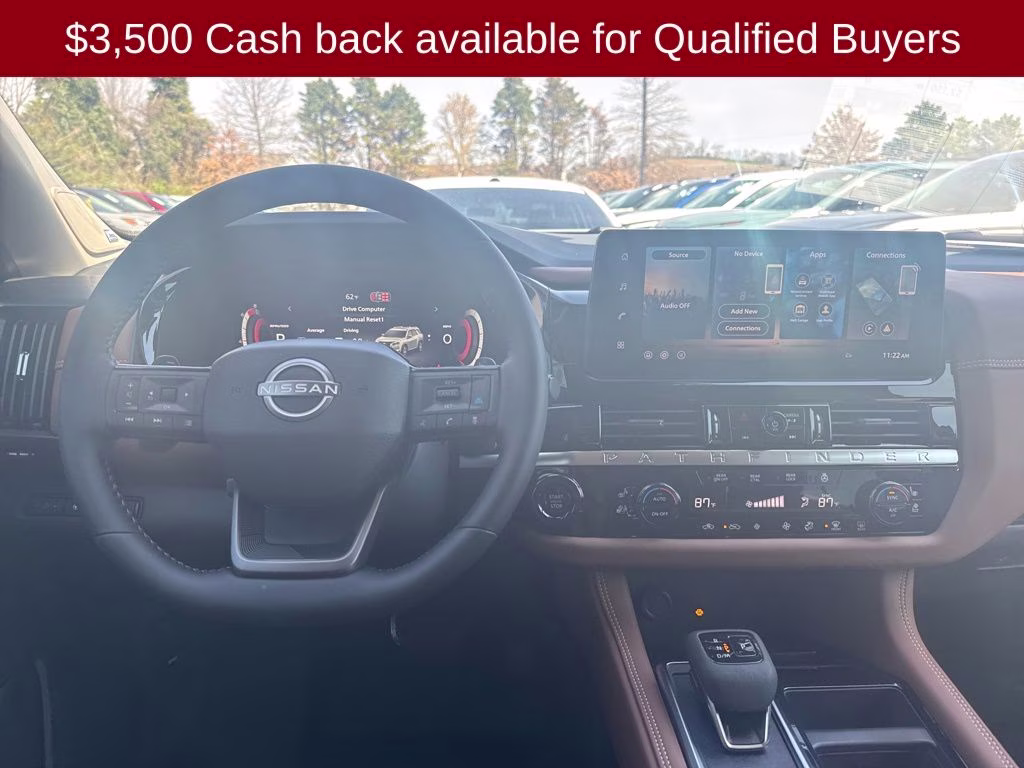 2026 Boulder Gray Pearl Nissan Pathfinder Platinum FWD SUV