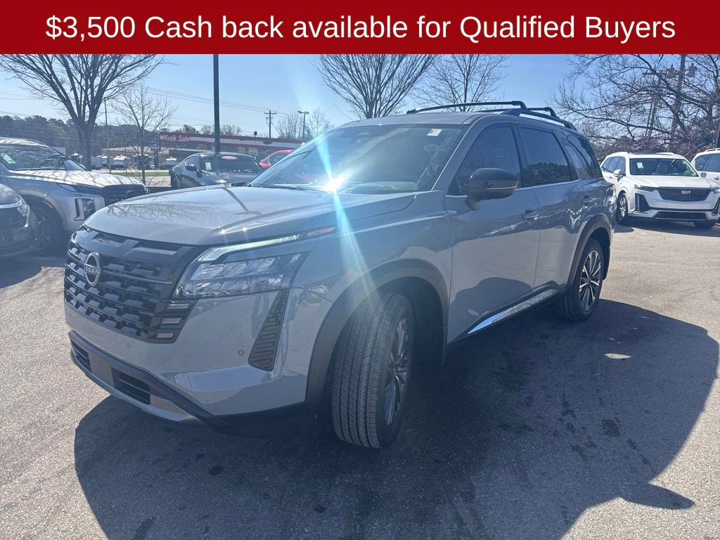 2026 Boulder Gray Pearl Nissan Pathfinder Platinum FWD SUV