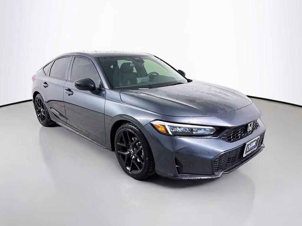 2026 Meteorite Gray Metallic Honda Civic Sport FWD Hatchback