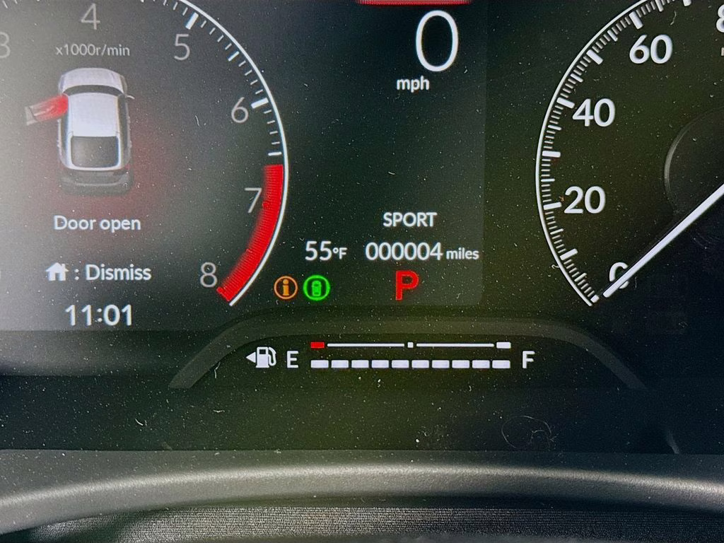 2026 Meteorite Gray Metallic Honda Civic Sport FWD Hatchback