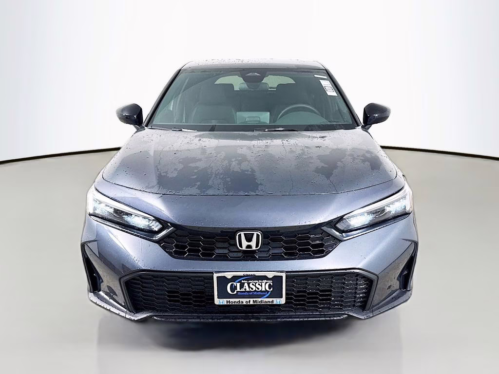 2026 Meteorite Gray Metallic Honda Civic Sport FWD Hatchback