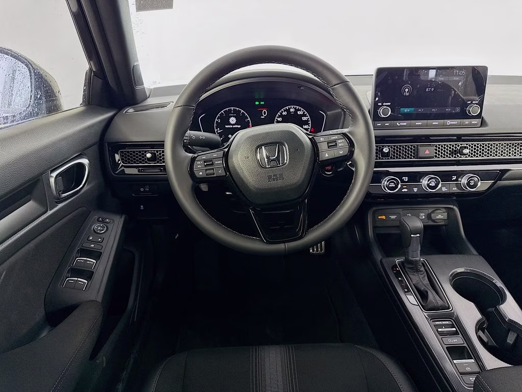 2026 Meteorite Gray Metallic Honda Civic Sport FWD Hatchback