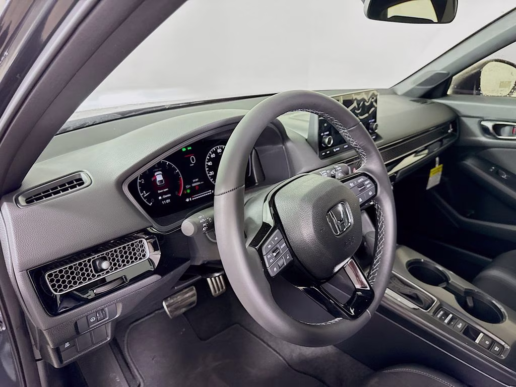 2026 Meteorite Gray Metallic Honda Civic Sport FWD Hatchback