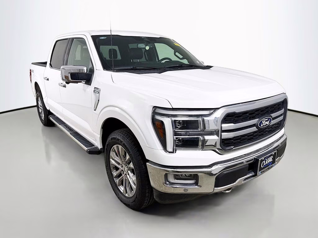 2024 Oxford White Ford F-150 Lariat 4X4 Truck