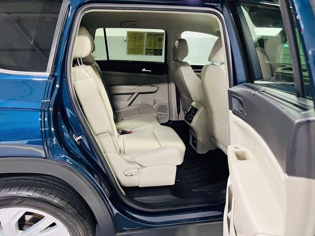 2022 Blue Volkswagen Atlas 3.6L V6 SE w/Technology AWD SUV