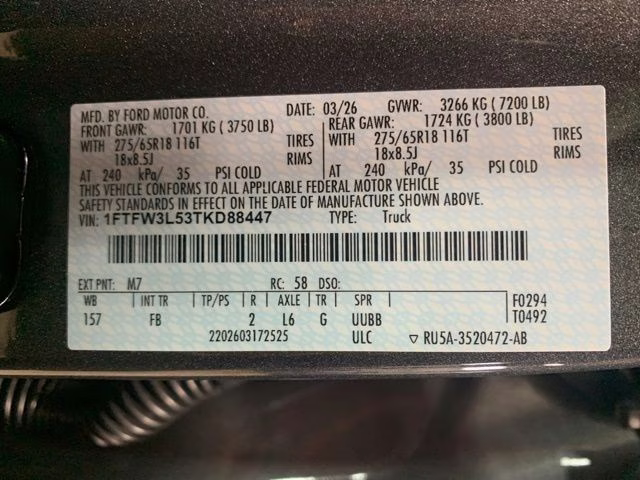 2026 Carbonized Gray Metallic Ford F-150 XLT Black Appearance 4X4 Truck