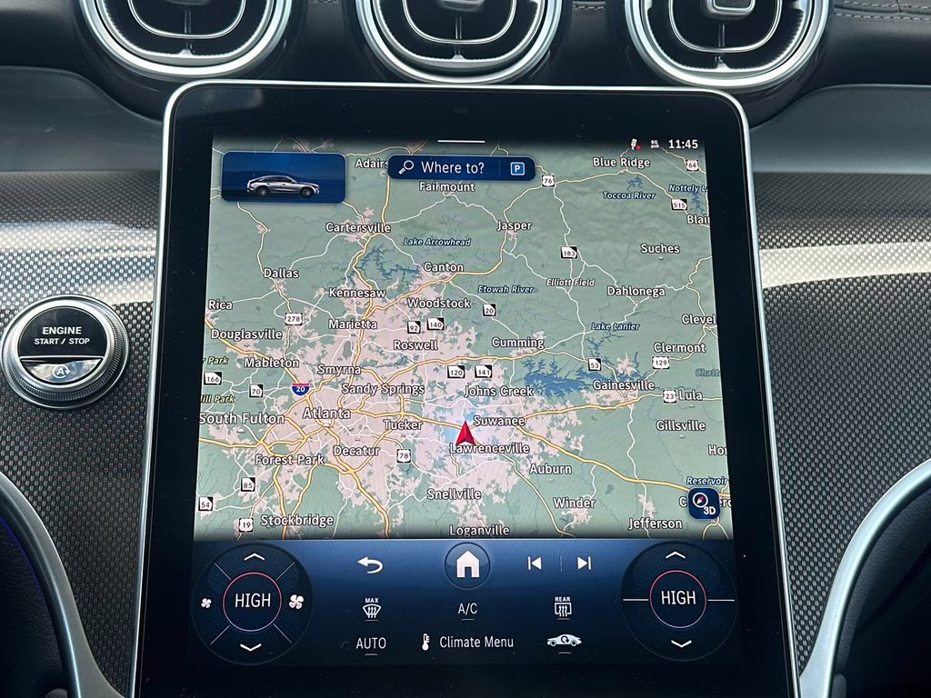 2026 Black Mercedes-Benz GLC GLC 300 Coupe AWD SUV