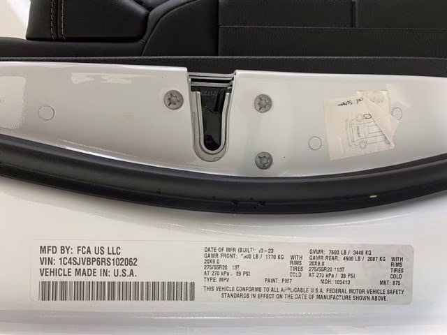 2024 Bright White Clearcoat Jeep Wagoneer Series II 4X4 SUV