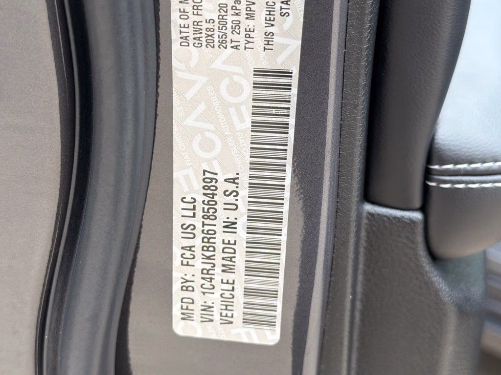 2026 Baltic Gray Metallic Clearcoat Jeep Grand Cherokee L Limited 4X4 SUV