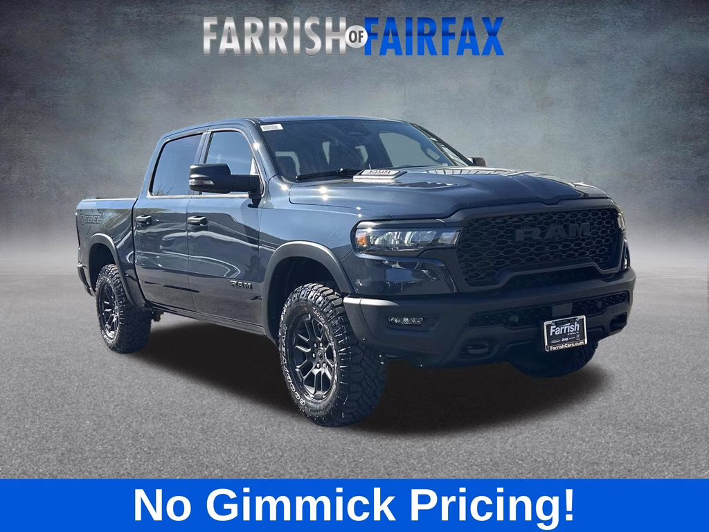 2026 Forged Blue Metallic Ram 1500 Rebel 4X4 Truck