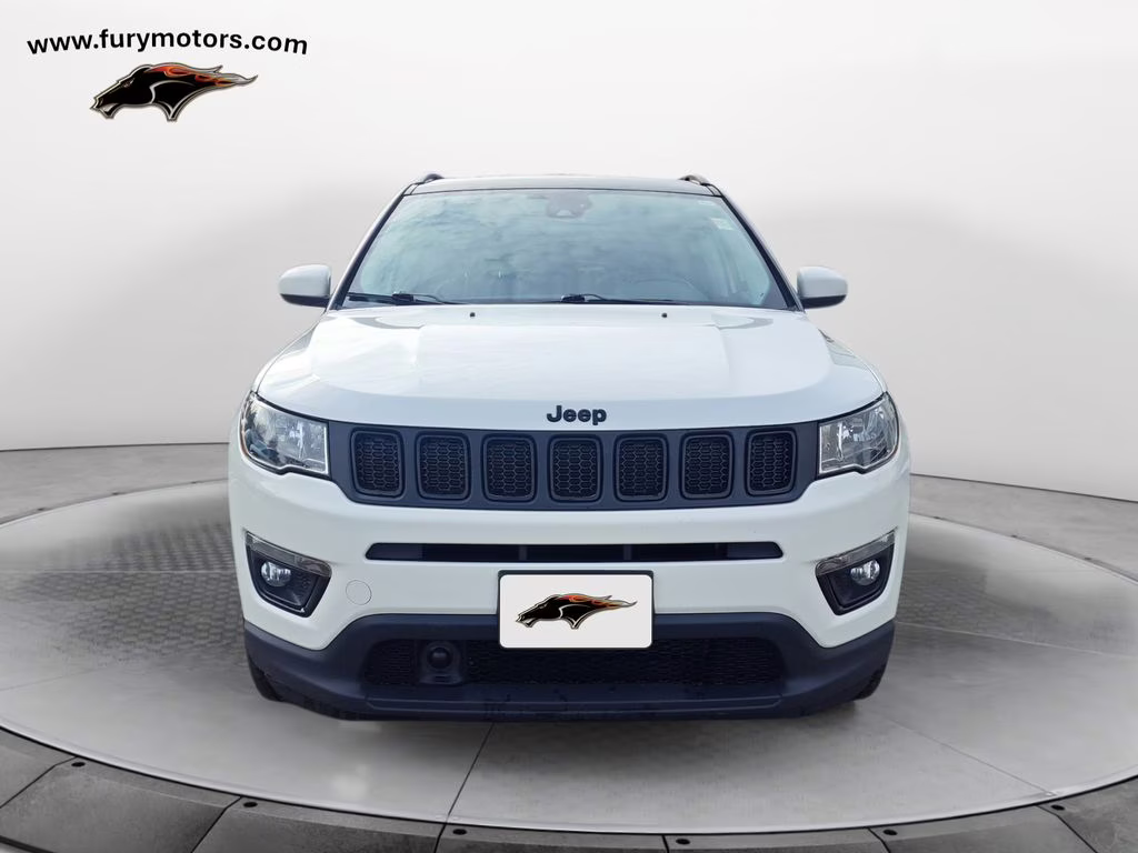 2021 White Clearcoat Jeep Compass Altitude w/Driver Assistance & Sun & Sound Pkg 4X4 SUV