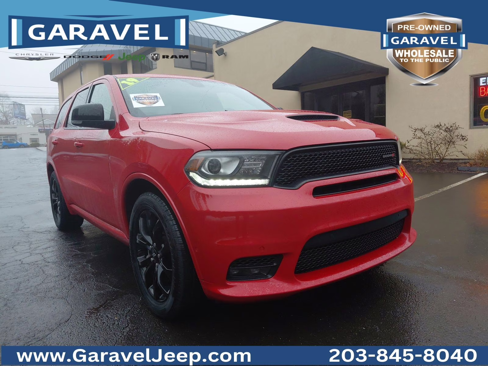2019 Redline 2 Coat Pearl Dodge Durango R/T AWD SUV