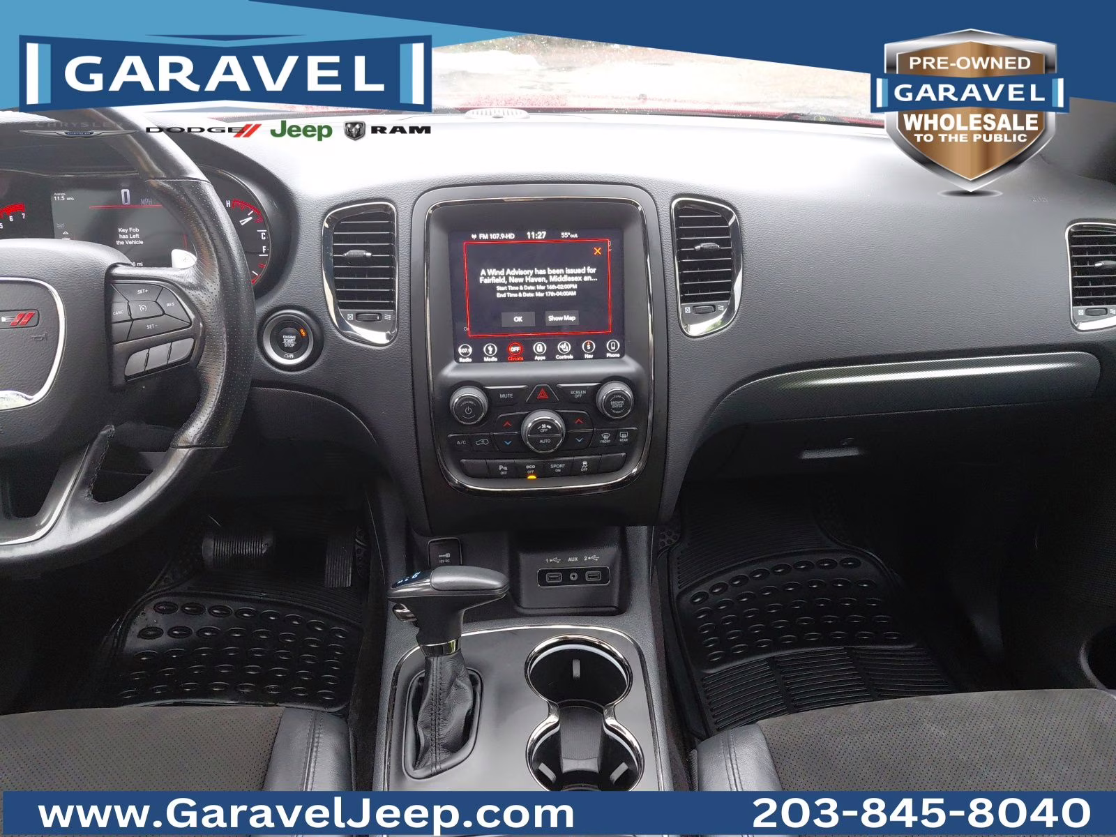 2019 Redline 2 Coat Pearl Dodge Durango R/T AWD SUV