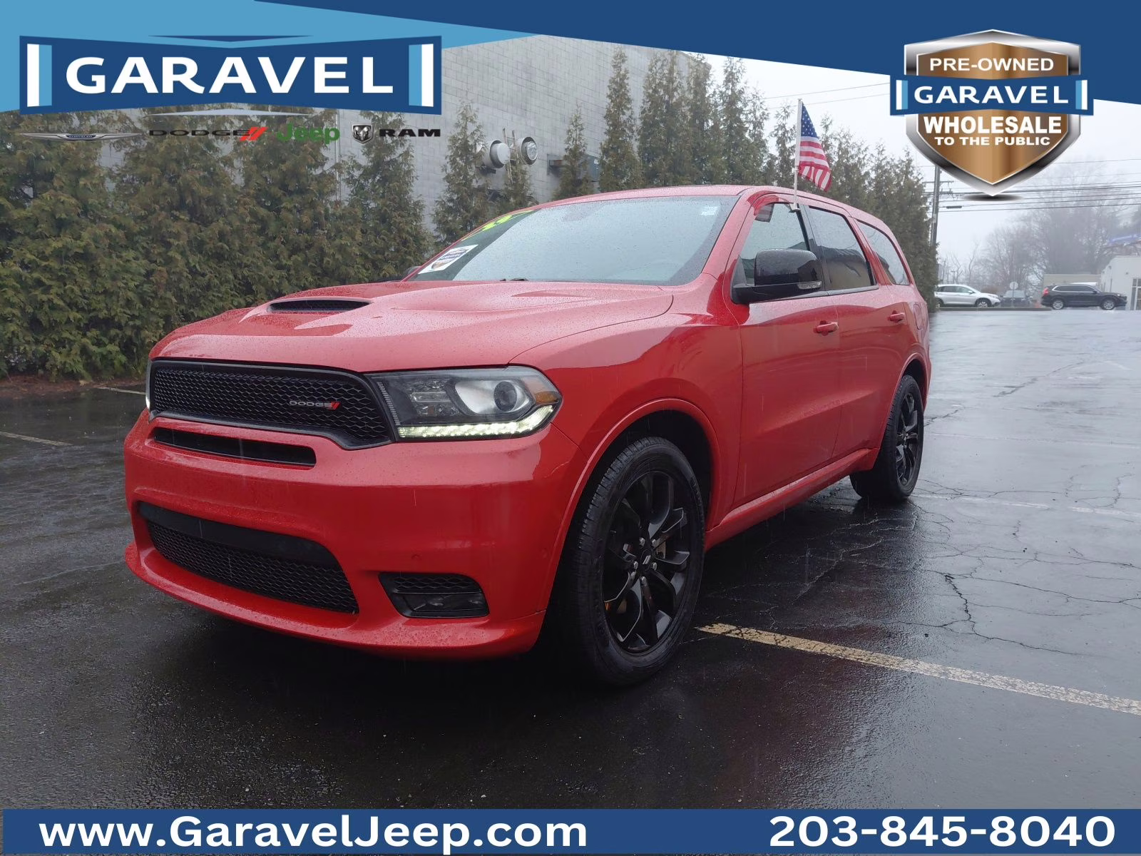 2019 Redline 2 Coat Pearl Dodge Durango R/T AWD SUV